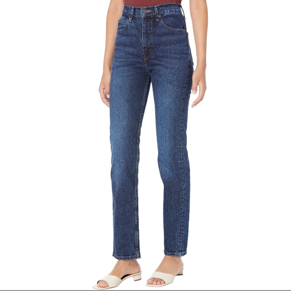 NWT 70s High Slim Straight Jeans Size 31